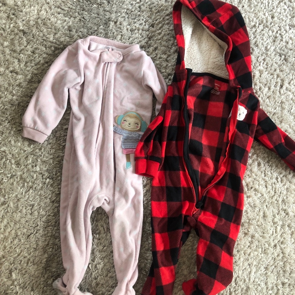 Two long sleeve onesie